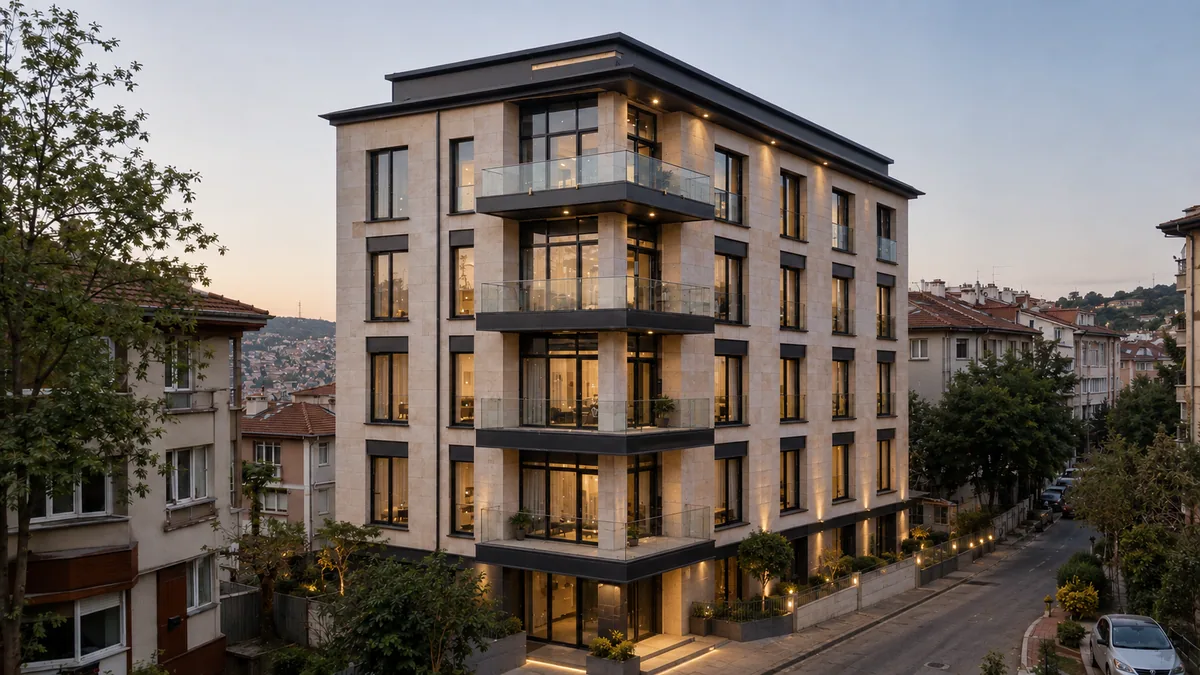 Bütik apartman projesi — tamamlandı
